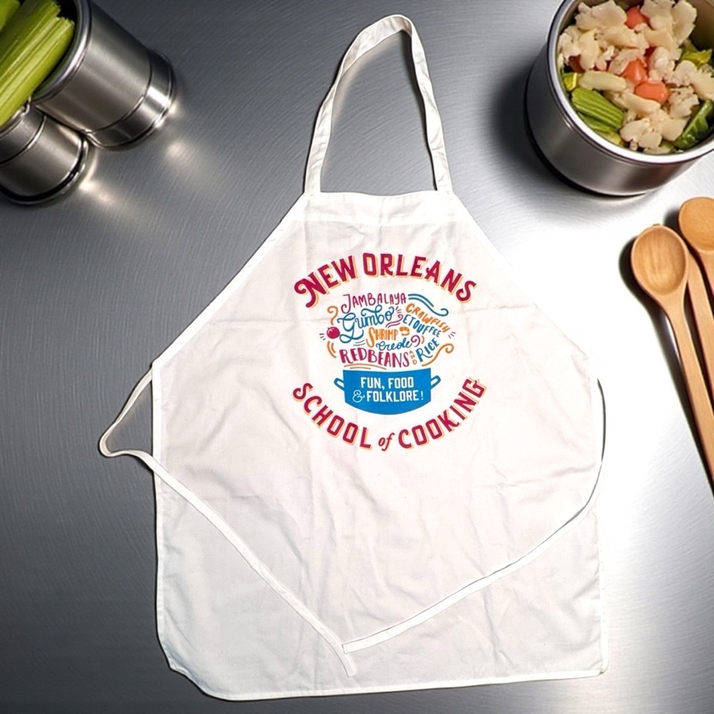 New Orleans School of Cooking Apron NWT NOLA Gift